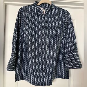 NWT Gretchen Scott Forget Me Knot Top size small